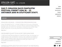 Tablet Screenshot of dragon-days.de